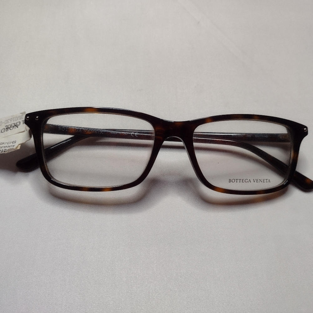 Bottega Veneta Men's BV0163O Optical Frames Tortoise Brown